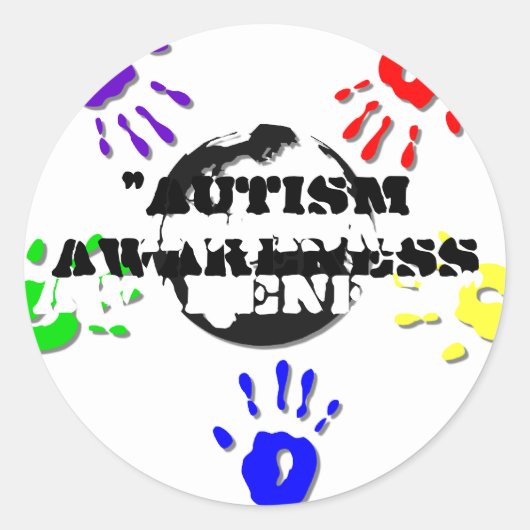 Autismus Round Stickers (Vorderseite)