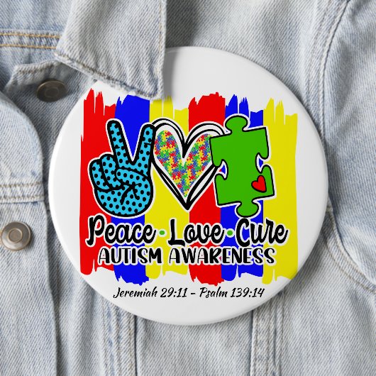 Autismus: Rundschaltfläche Button (Beispiel)