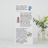 Autismus Sammelsche Boy Flat Card (Stehend Vorderseite)