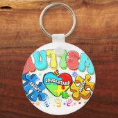 Autismus  schlüsselanhänger (Vorderseite)