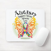 Autismus-Schmetterling 3 Mousepad (Mit Mouse)