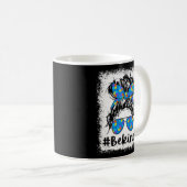 Autismus Sei nett, Mama Leben Herz Puzzle Wom Kaffeetasse (VorderseiteRechts)