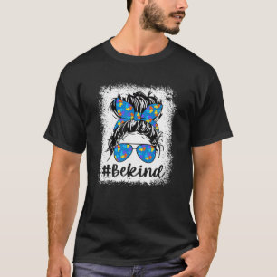 Autismus Sei nett, Mama Leben Herz Puzzle Wom T-Shirt