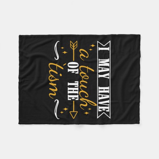 Autismus Sensibilisierung für Autismus Unterstützu Fleecedecke (Vorderseite (Horizontal))