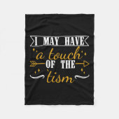 Autismus Sensibilisierung für Autismus Unterstützu Fleecedecke (Vorderseite)