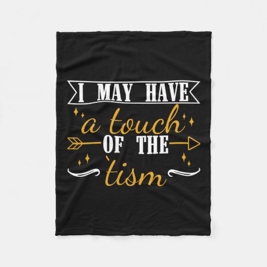 Autismus Sensibilisierung für Autismus Unterstützu Fleecedecke (Vorderseite)