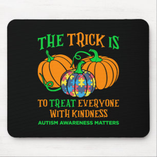 Autismus Sensibilisierung Halloween Herbst Oktober Mousepad