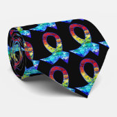 Autismus Sensibilisierung Krawatte (Gerollt)