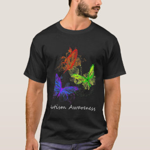Autismus Sensibilisierung Schmetterlinge ohne Puzz T-Shirt