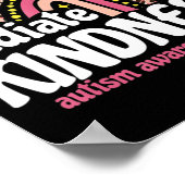 Autismus Sensibilisierung Spezielle ed Lehrer stra Poster (Ecke)