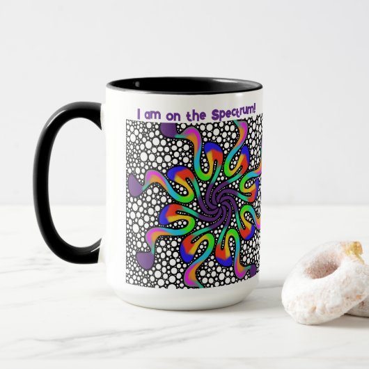 Autismus Sensibilisierungsgeschenk Tasse (Mit Donut)