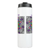 Autismus Sensibilisierungsgeschenk Thermosbecher (Vorderseite)