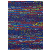 Autismus-Sensibilisierungsklammer Klemmbrett (Rückseite)