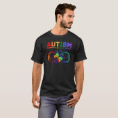 Autismus Sensibilisierungsmonat Autistic Butterfly T-Shirt (Vorne ganz)