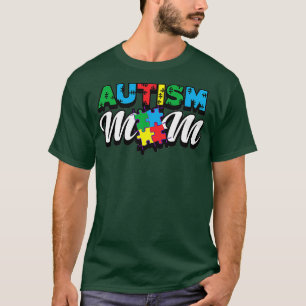 Autismus Sensibilisierungsmonat Proud Autismus Mam T-Shirt