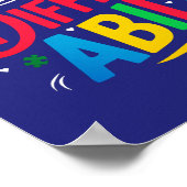 Autismus-Sensibilisierungspposter Poster (Ecke)