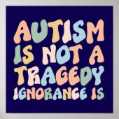 Autismus-Sensibilisierungspposter Poster (Vorne)