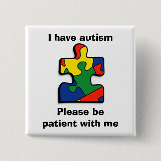 Autismus Sensibilisierungstaste. Autismus. Autismu Button