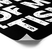 Autismus Shirt lustig sein in Awe meiner Taufe Poster (Ecke)