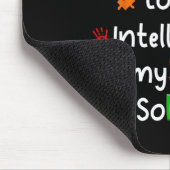Autismus-Shirts Immer Einzigartig Total Intelligen Mousepad (Ecke)
