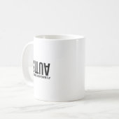 Autismus sieht die Welt anders Autismus Awarene Kaffeetasse (Vorderseite Links)