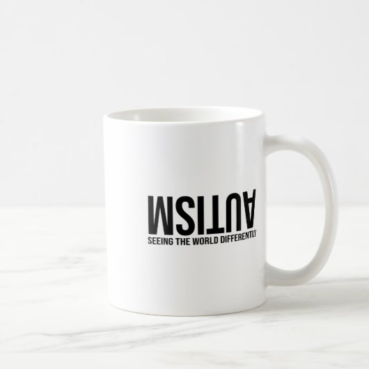 Autismus sieht die Welt anders Autismus Awarene Kaffeetasse (Rechts)