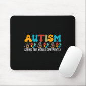 Autismus sieht die Welt anders Autismus Awarene Mousepad (Mit Mouse)