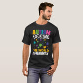 Autismus sieht die Welt anders T-Shirt (Vorne ganz)