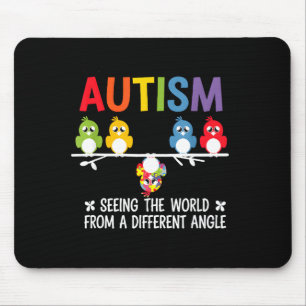 Autismus sieht die Welt aus einem anderen Blickwin Mousepad