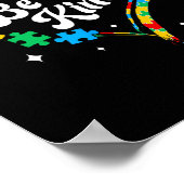 Autismus sind nette Frauen Männer Kinder sind nett Poster (Ecke)