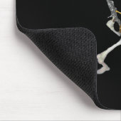Autismus Skeleton Funny Odselig spezifische Maßnah Mousepad (Ecke)