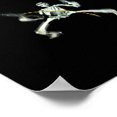 Autismus Skeleton Meme Funny Men Frauen Kinder Poster (Ecke)