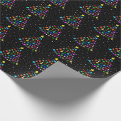 Autismus Snowflake Weihnachtsbaum Geschenkpapier (Ecke)