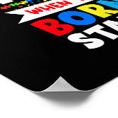 Autismus Sohn Kindertochter Sie waren Geboren zu s Poster (Ecke)