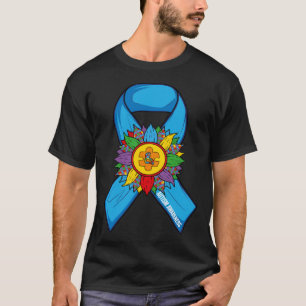 Autismus-Sonnenblume-Blaues Band Im April Tragen W T-Shirt