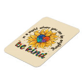 Autismus Sonnenblume ist freundlich Magnet (Linke Seite)