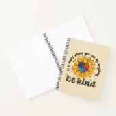 Autismus Sonnenblume ist freundlich Notizblock (Innenseite)