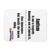 Autismus-Speck-Tragödie Auto Magnet (Horizontal)