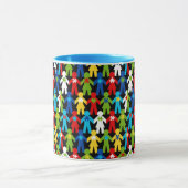 Autismus Spectrum Awareness Puzzle Kaffee Cup Tass Tasse (Zentrum)