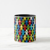 Autismus Spectrum Awareness Puzzle Kaffee Cup Tass Tasse (Zentrum)