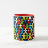 Autismus Spectrum Awareness Puzzle Kaffee Cup Tass Tasse (Zentrum)