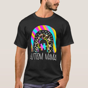 Autismus Spectrum Disease Mama Rainbow Awareness P T-Shirt