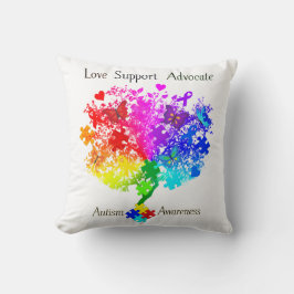 Autismus Spectrum Tree Kissen