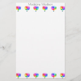 Autismus Spectrum Trees Briefpapier