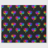 Autismus Spectrum Trees Geschenkpapier (Flach)