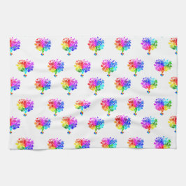 Autismus Spectrum Trees Geschirrtuch