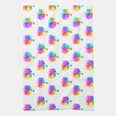 Autismus Spectrum Trees Geschirrtuch (Vertikal)