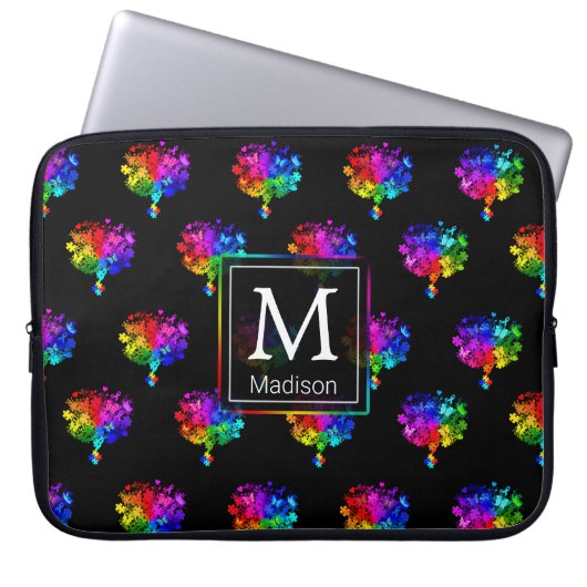 Autismus Spectrum Trees Laptopschutzhülle (Vorderseite)