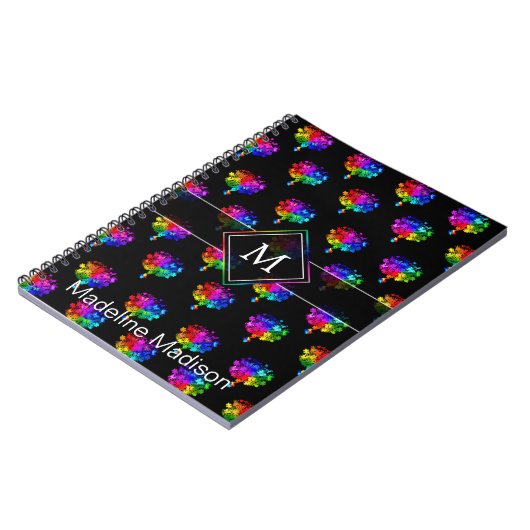 Autismus Spectrum Trees Notizblock (Linke Seite)