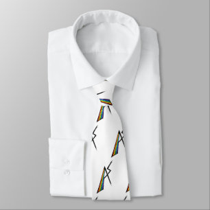 Autismus-Spektrum AS-Symbol Moderner Regenbogen Krawatte